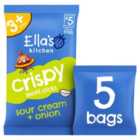 Ella's Kitchen Sour Cream & Lentil Crisps Kids Snack Multipack 3+ Years 5 x 10g