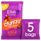 Ella's Kitchen Crunchy BBQ Pea Crisps Kids Snack Multipack 3+ Years 5 x 10g