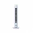 Neo White 29 inch 3 Speed Oscillating Free Standing Tower Fan