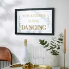 This Kitchen is for Dancing Glass Sign