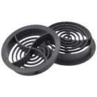 Wickes Round Soffit Vents Grey - 70mm