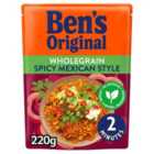 Bens Original Wholegrain Spicy Mexican Microwave Rice 220g