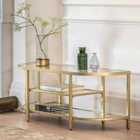 Gallery Direct Thurlow Media Unit Champagne 1200x350x450mm