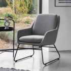Gallery Direct Zinda Chair Light Grey 635x885x835mm