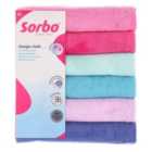 Sorbo Microfibre cloths Bubble gum 40x40cm 6pc Set