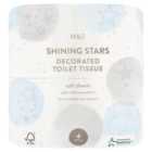 M&S Silver Stars Toilet Paper 4 per pack