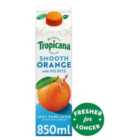 Tropicana Long Life Pure Smooth Orange Fruit Juice 850ml