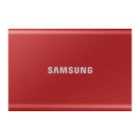 EXDISPLAY Samsung T7 Portable SSD - 1 TB - USB 3.2 Gen.2 External SSD Red