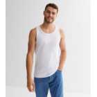 Only & Sons White Cotton Vest