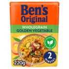 Bens Original Wholegrain Golden Vegetable Microwave Rice 220g