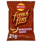 Walkers French Fries Worcester Sauce Snacks Crisps 21g