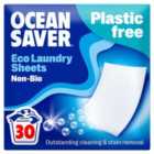 OceanSaver Eco Laundry Detergent Sheets Non Bio 30 Washes 30 per pack