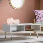 Gallery Direct Brecon Coffee Table White 1000X500X400Mm