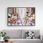Times Square by Richard Macneil Framed Canvas