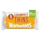 Warburtons Crumpet Thins 8 per pack