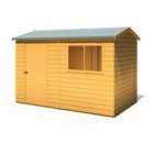 Lewis 10 ft x 6 ft Reverse Apex Style Handmade Garden Shed Style D