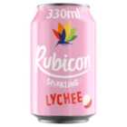 Rubicon Sparkling Lychee Juice Soft Drink 330ml