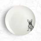 Set of 4 Frenchie Side Plates