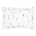 Scandi Navy Floral Oxford Pillowcase