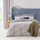 Japanese Garden Blue Duvet Cover and Pillowcase Set
