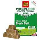 The Big Cheese Poison Free Mouse And Rat Block Bait 10G X 30