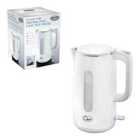 Quest 1.5L Fast Boil Stainless Steel Kettle - White