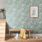 Linear Leaf Wallpaper Lilypad