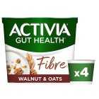 Activia Fibre Walnut & Oat Gut Health Yogurt Multipack, 4x115g