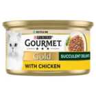 Gourmet Gold Succulent Delights Chicken Wet Cat Food 85g