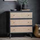 Gallery Direct Kirsi 3 Drawer Chest 900x450x870mm