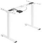 Melville Metal Table Frame Height-adjustable Desk - White