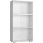 Lexi 3 Shelf Bookcase - White