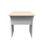 Ready Assembled Wilcox Stool - Porcelain Ash and Oak