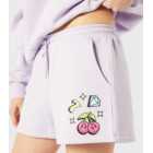 Skinnydip Lilac Get Lucky Jogger Shorts
