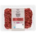 M&S Beef Mince 12% Fat 750g