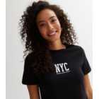 Tall Black NYC Logo T-Shirt