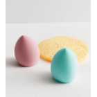 3 Pack Multicoloured Mixed Cleansing Beauty Sponges