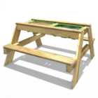 Rebo Sunshine and Showers Sand or Water Picnic Table - Double