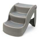 KCT Folding Portable Pet Steps Grey Lightweight Ladder - Suitable for Dogs, Cats and small animals