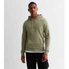 Light Green Pocket Front Relaxed Fit Hoodie