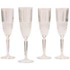 M&S Collection Adeline Champagne Flutes 4 per pack