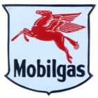 Mobilgas Aluminium Sign Plaque Door Wall Garage Petrol Oil Workshop Garage