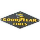 Goodyear Tires Tyres Cast Iron Sign Plaque Wall Garage Workshop Shop Door