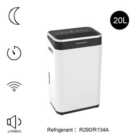 20L Dehumidifier with Wheels,24 hours Timer,Control Panel,Low Noise,Phone Control by WiFi
