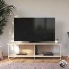 Dante TV Unit, Natural for TVs up to 67"