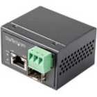 StarTech.com PoE+ Industrial Fiber to Ethernet Media Converter 30W - SFP to RJ45