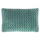 Kai Dione Polyester Filled Cushion Viscose Polyester Cotton Teal