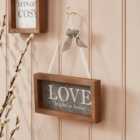Love Hanging Sign