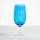 Blue Long Cocktail Glass