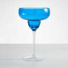 Blue Cocktail Glass